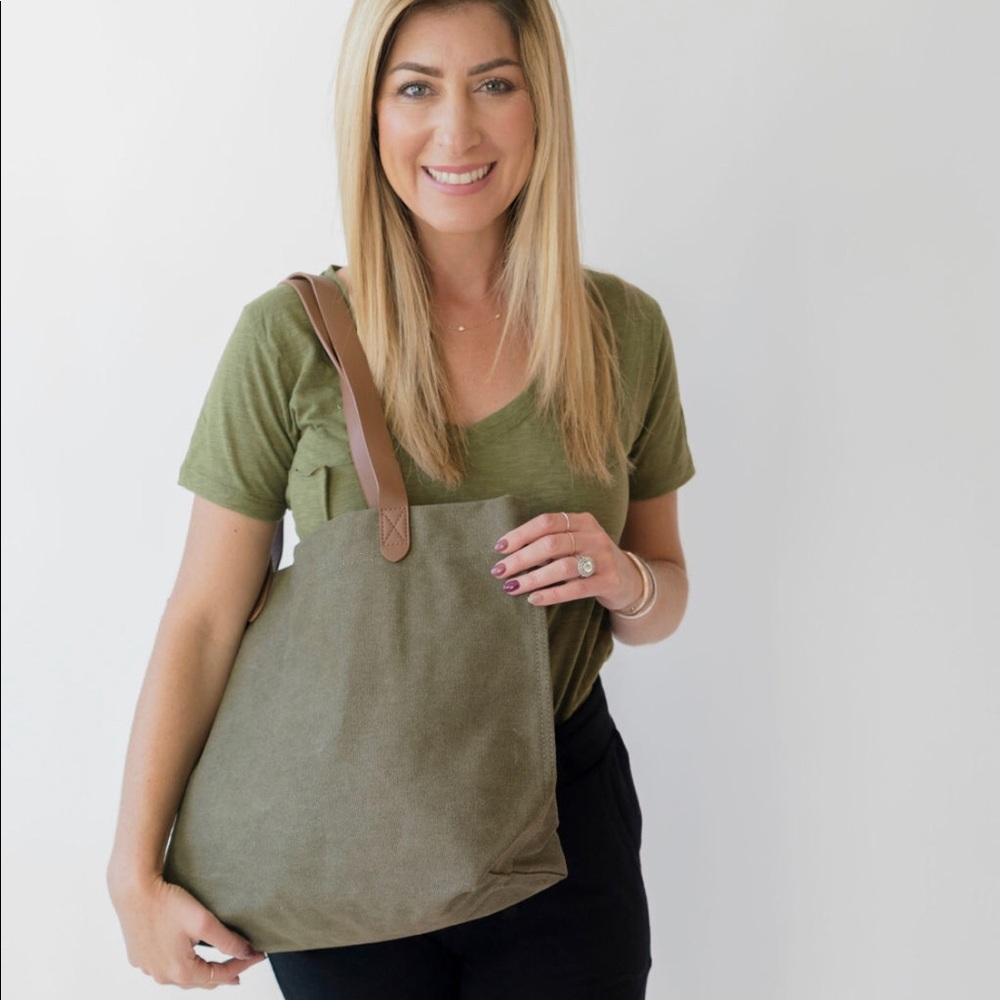 Tatum Olive Tote